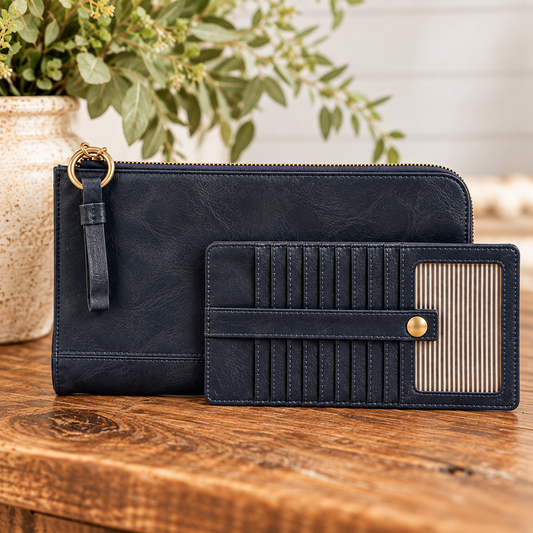 The Karina Convertible Crossbody + Wallet- Several Colors