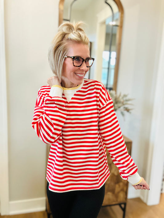 stripe top
