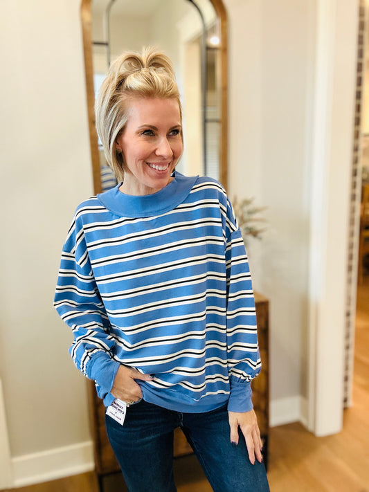 The Coastal Breeze Stripe Pullover