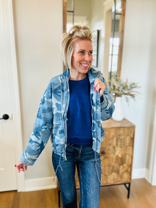 Blue Crush Camo Jacket