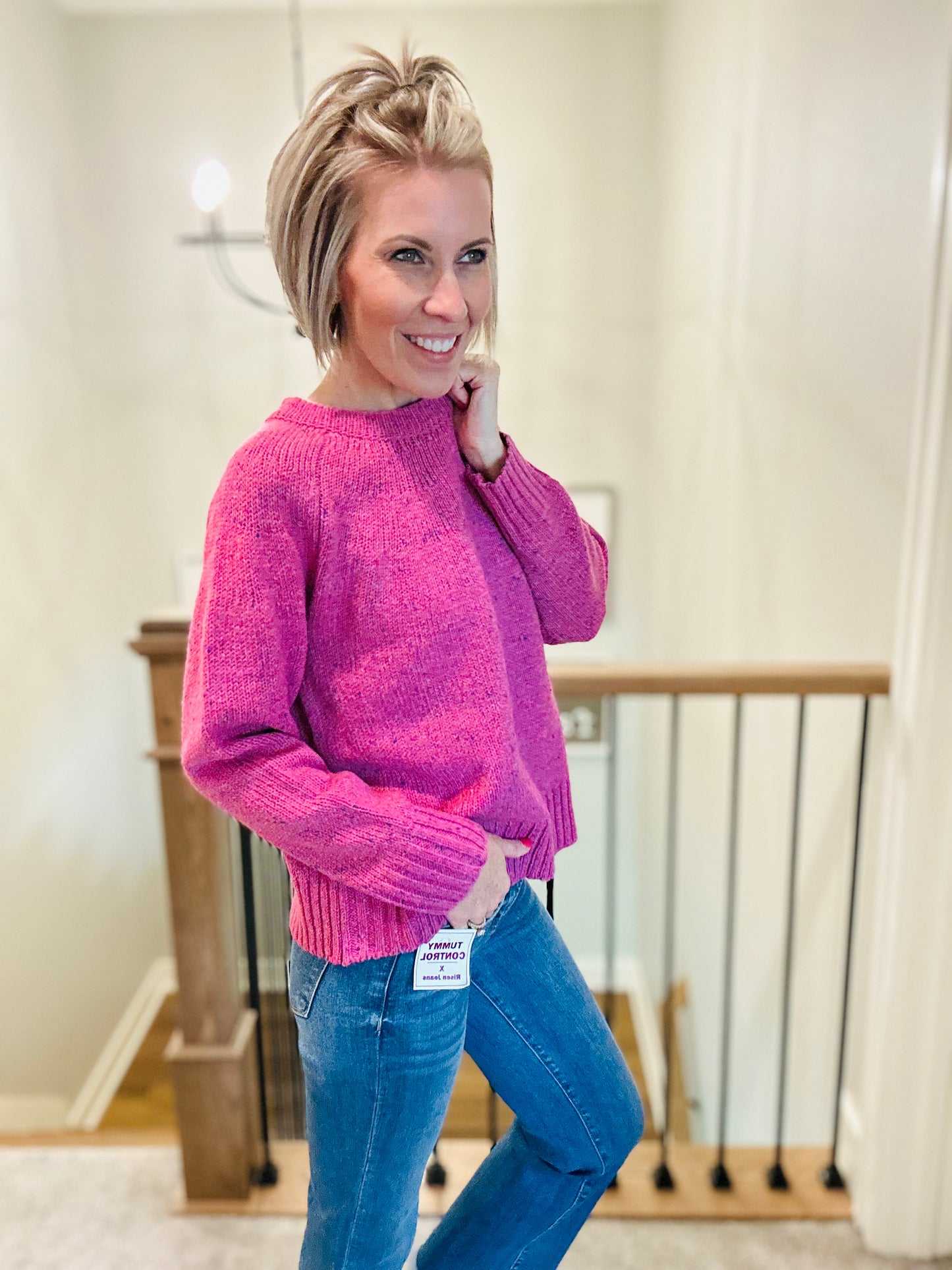 Pink Sweater