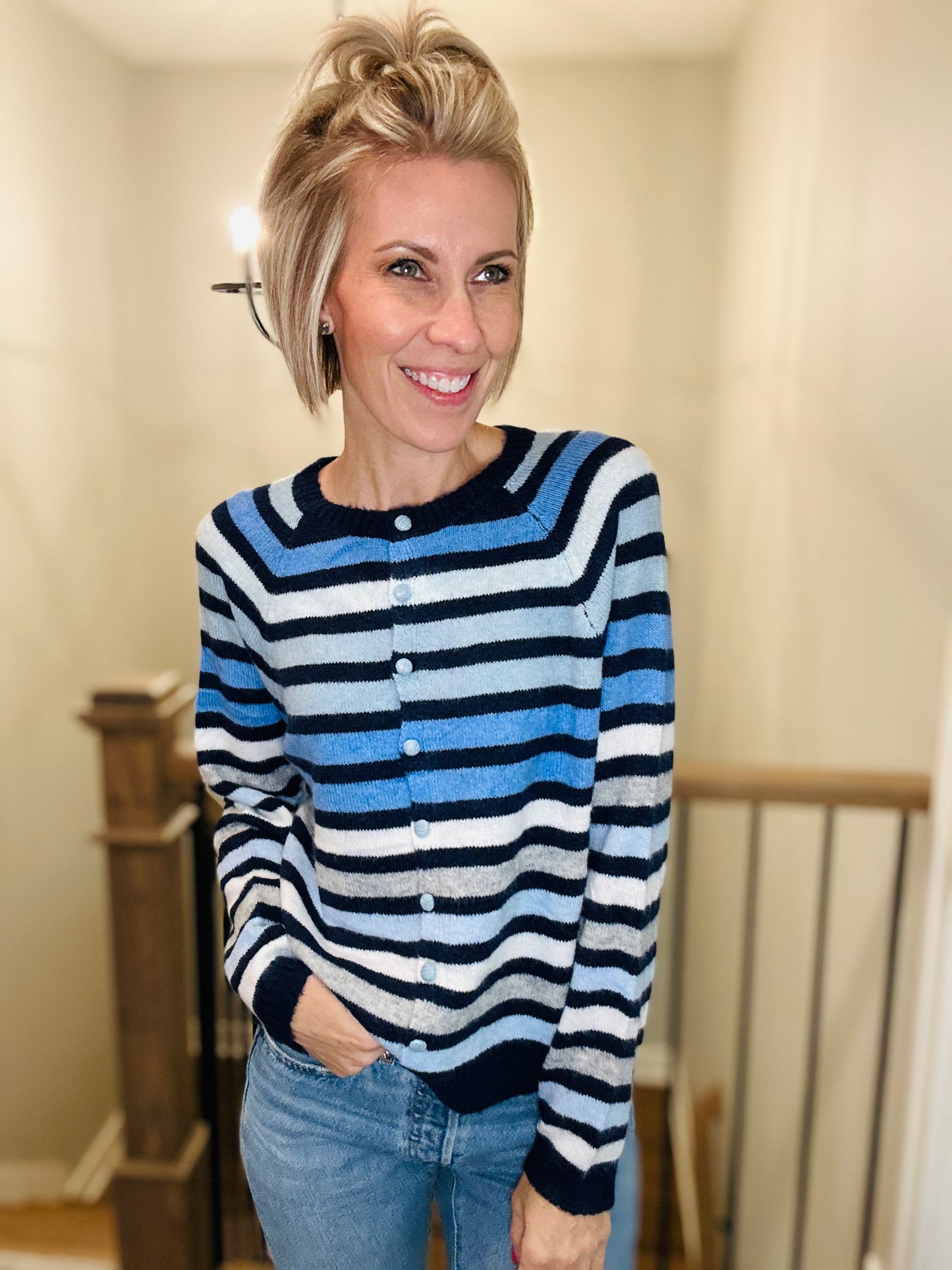 Striped Cardi