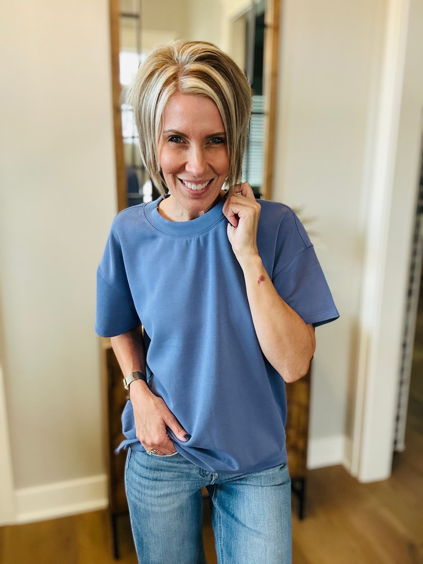 Blue Scuba tee