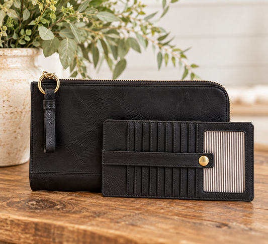 The Karina Convertible Crossbody + Wallet- Several Colors