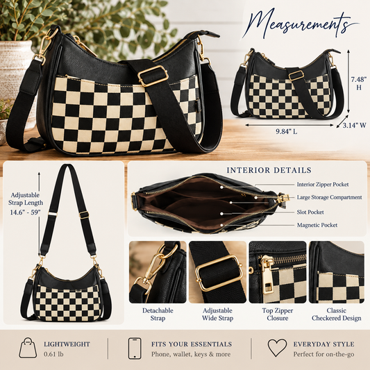 The Checked Hobo Bag