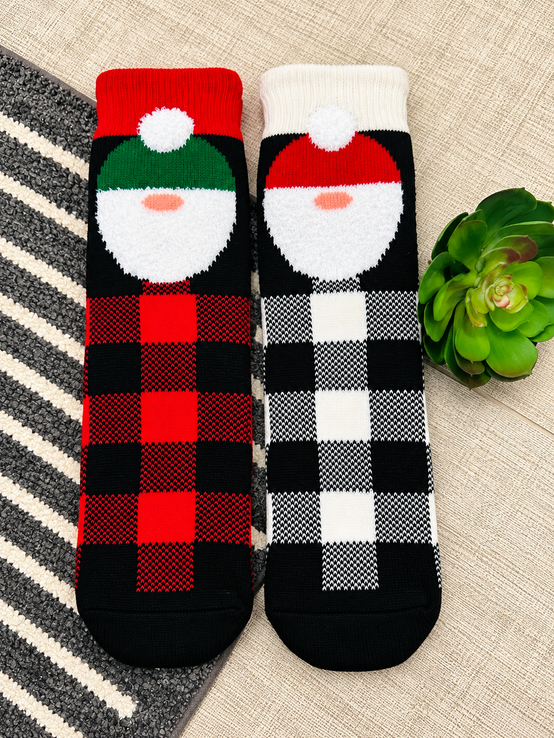 Gnome For The Holiday Cozy Socks