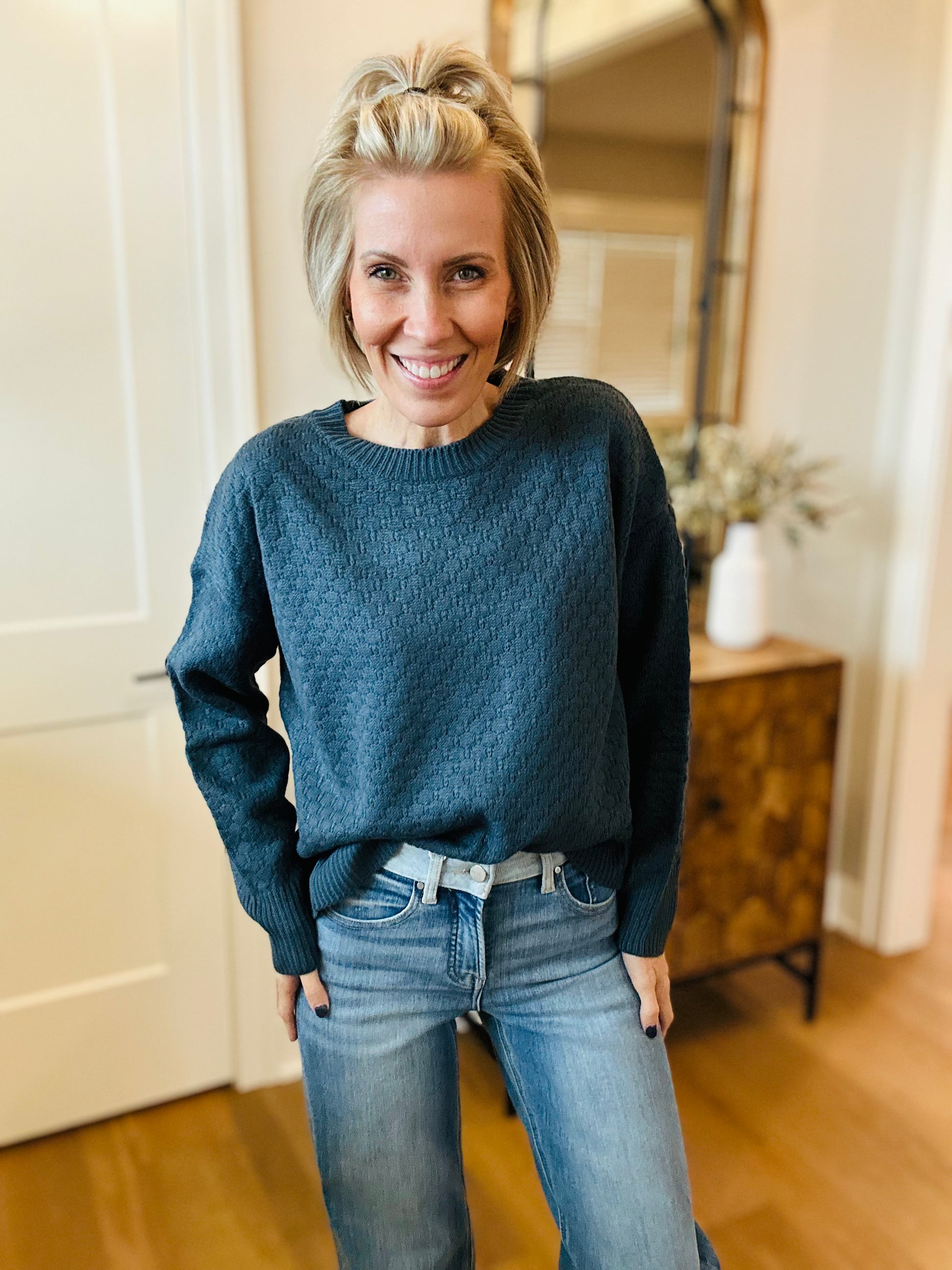 Teal Sweater
