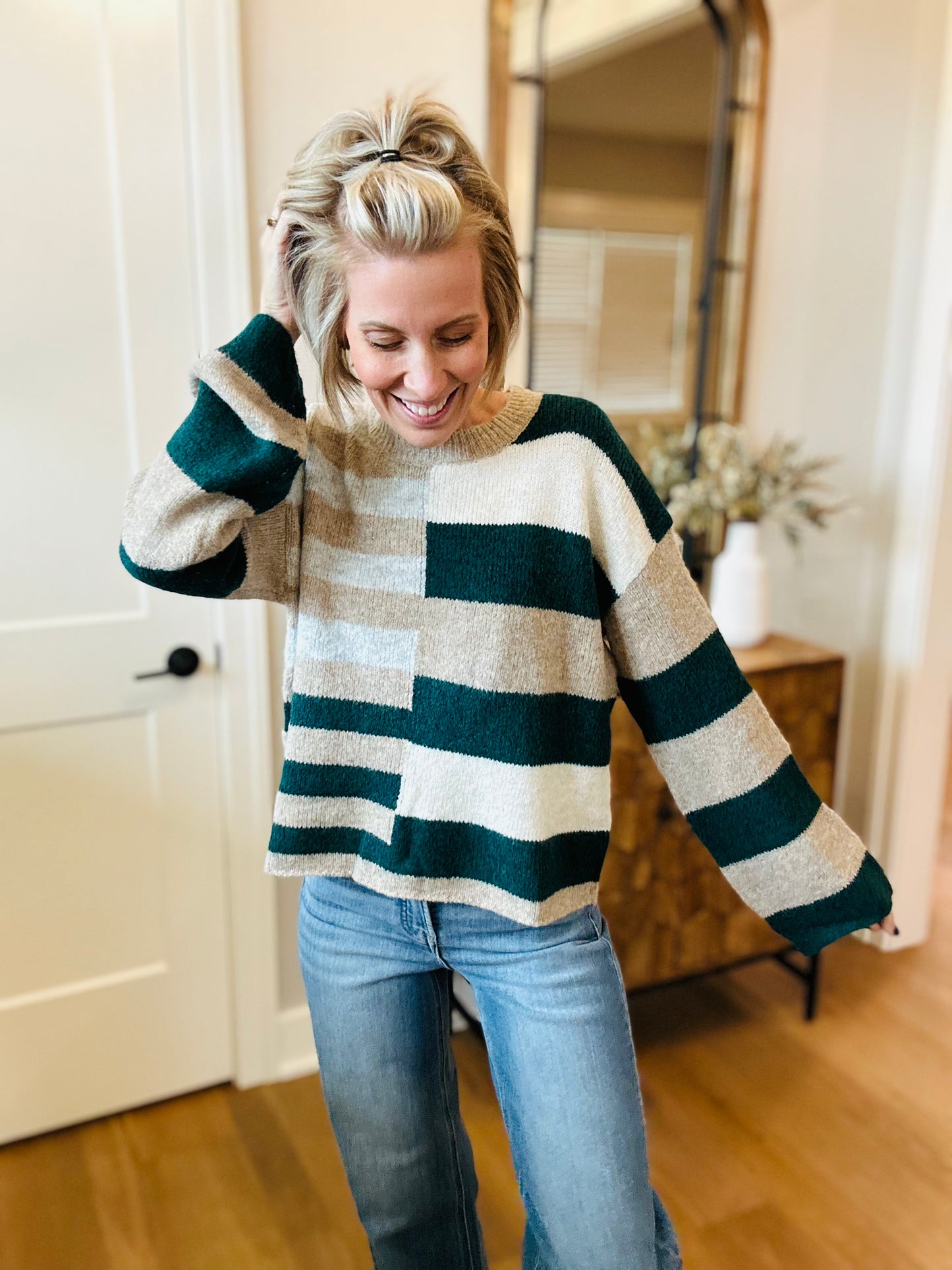 Colorblock Sweater