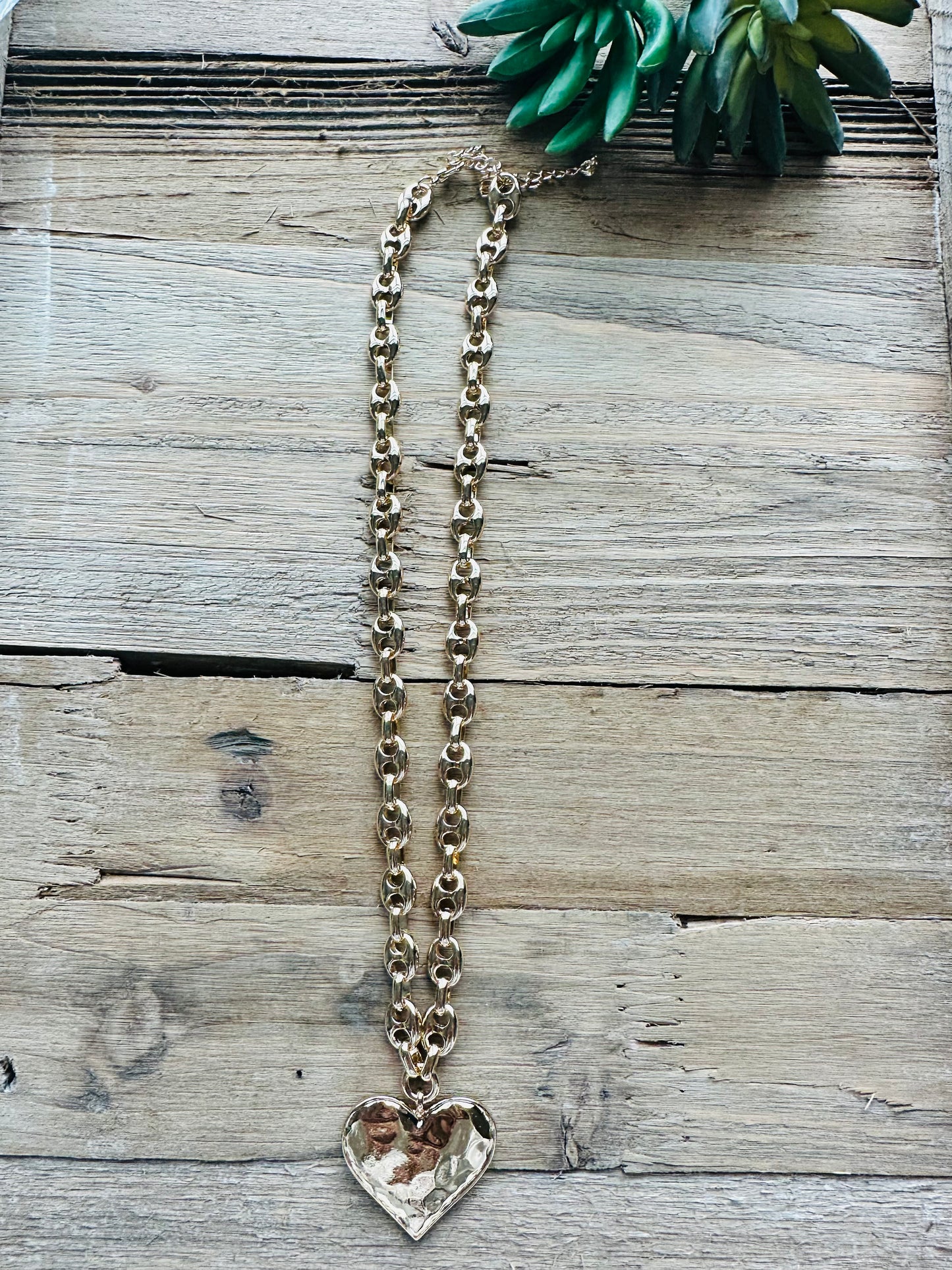 Gold Heart Necklace