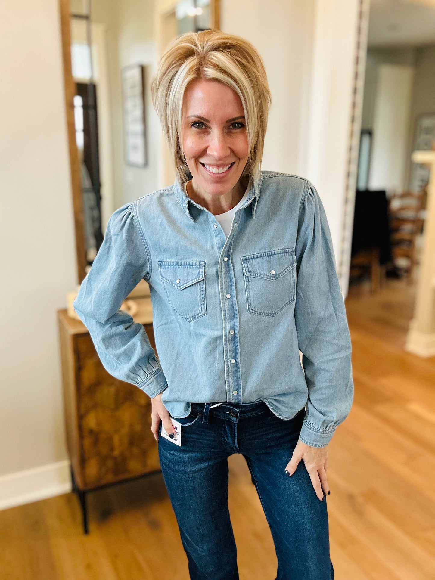 Denim Top