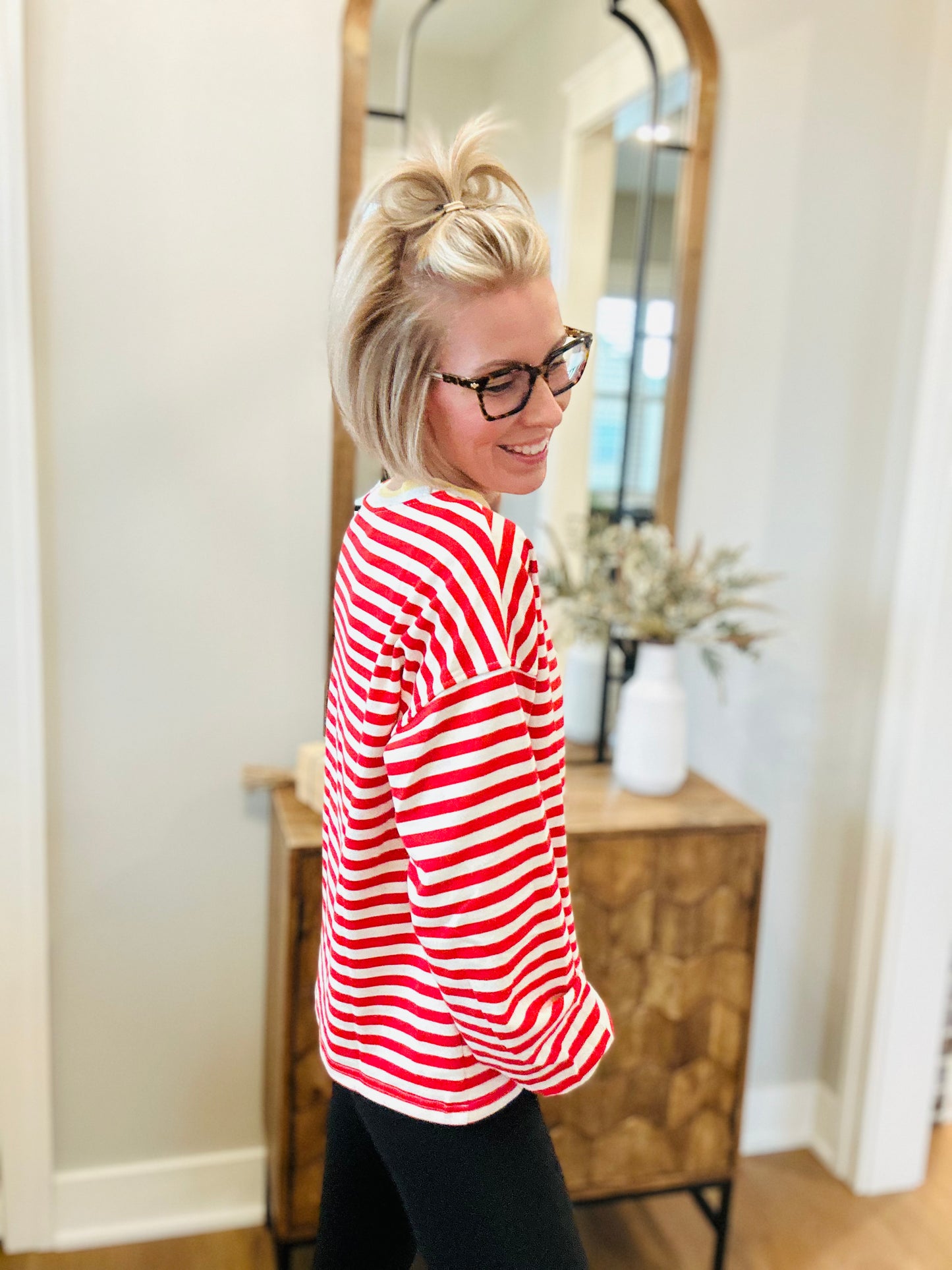 stripe top