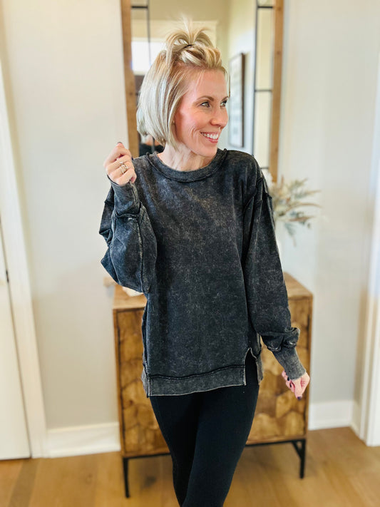 Washed Pullover