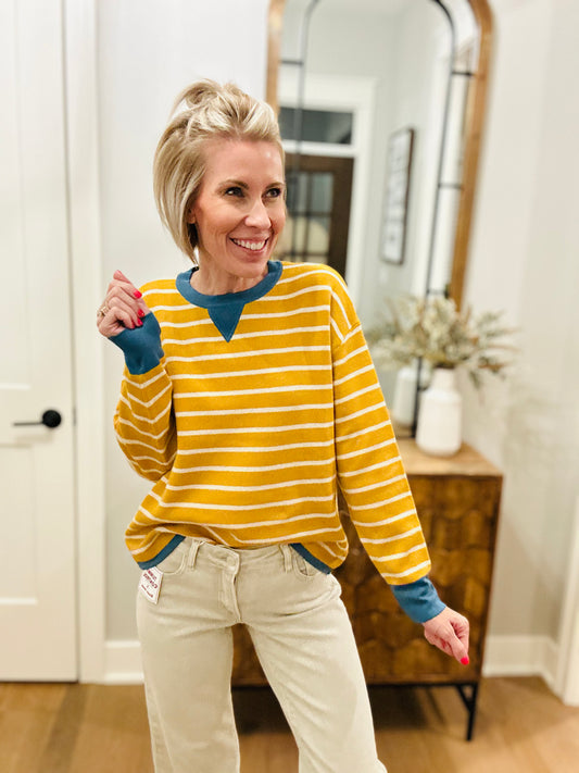 The Golden Days Stripe Sweater
