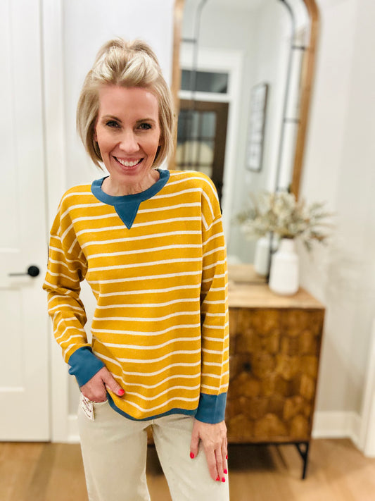 The Golden Days Stripe Sweater