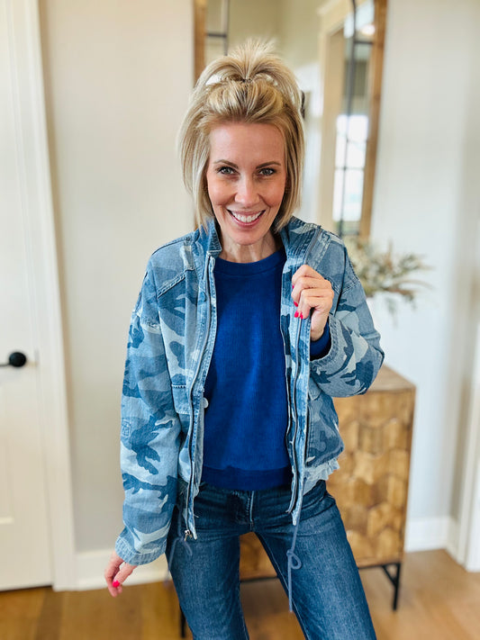 Blue Crush Camo Jacket