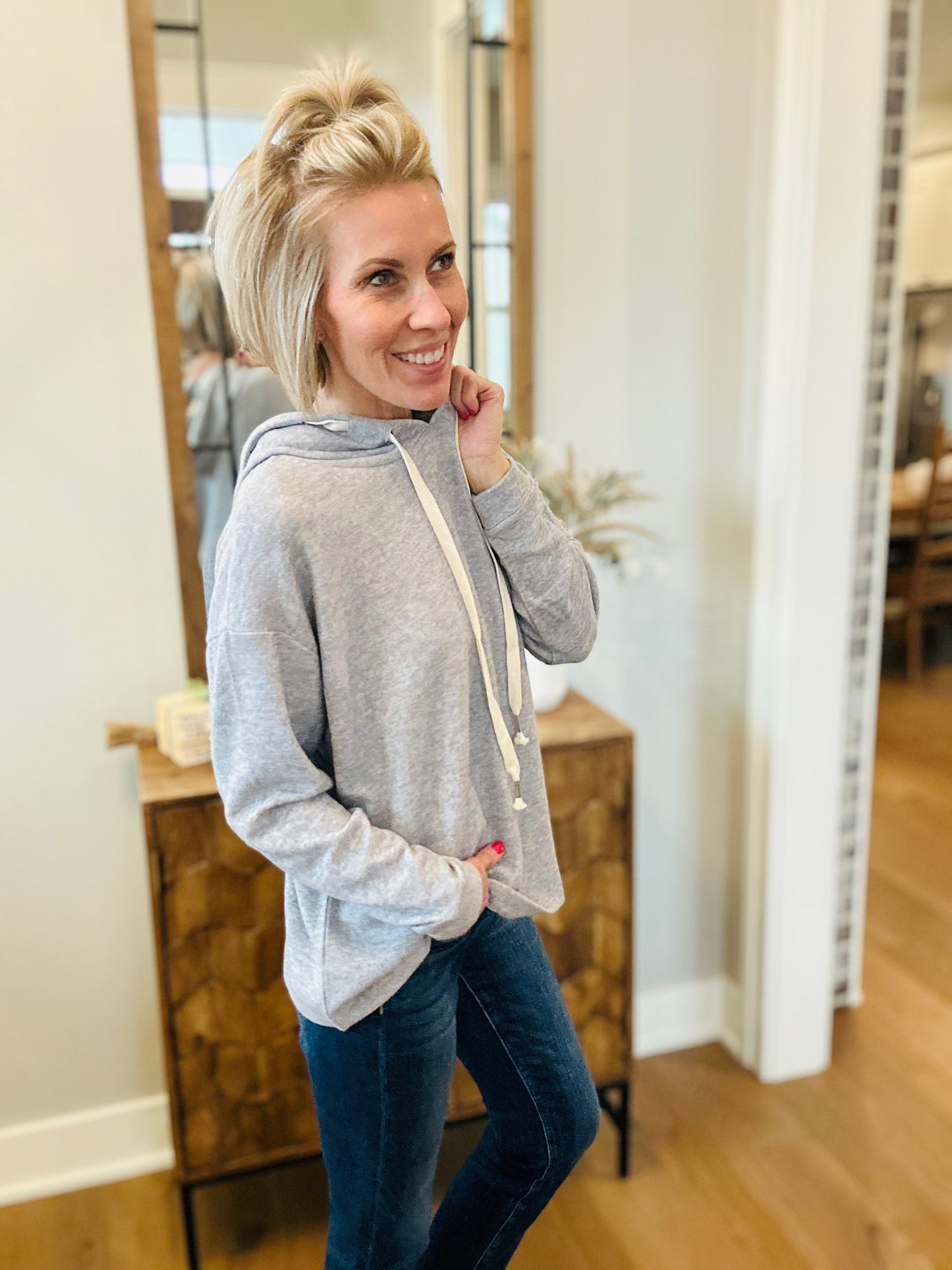 Heather Grey Hoodie