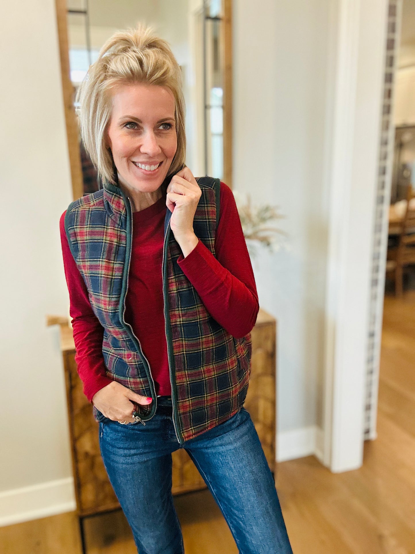 Heritage Plaid Vest
