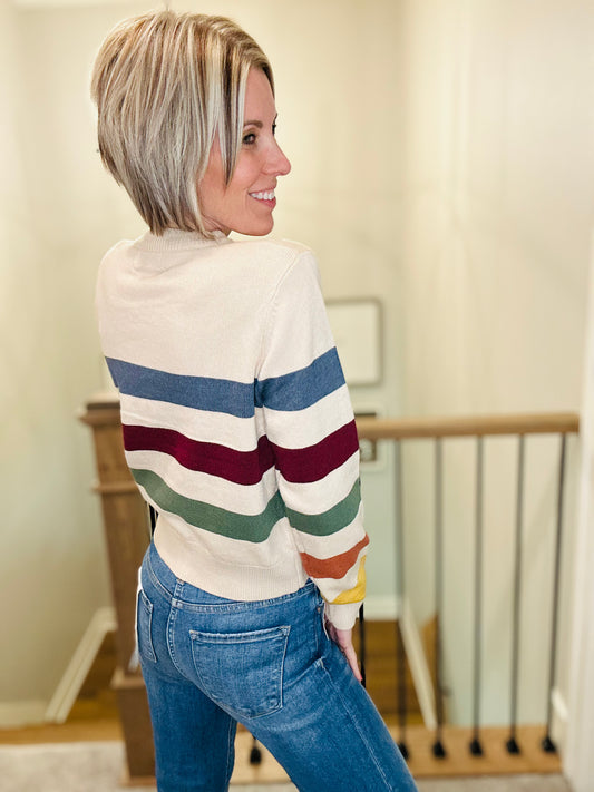 Colorful Days Stripe Sweater