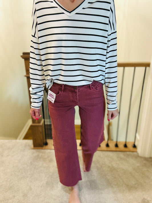 Risen Rust Rose Straight Leg Denim