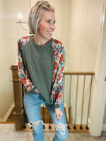 Floral Sleeve top
