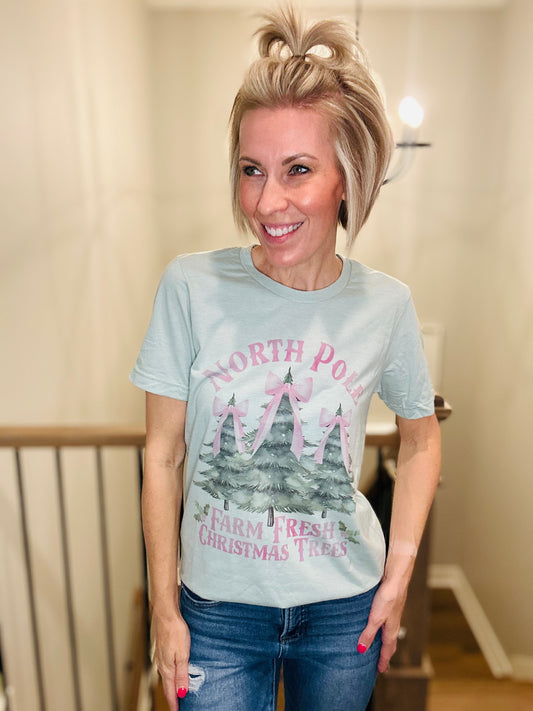 North Pole Christmas Tee Graphic Tee