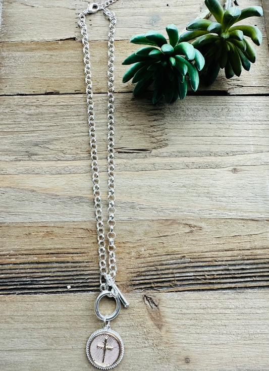 Silver Cross Necklace